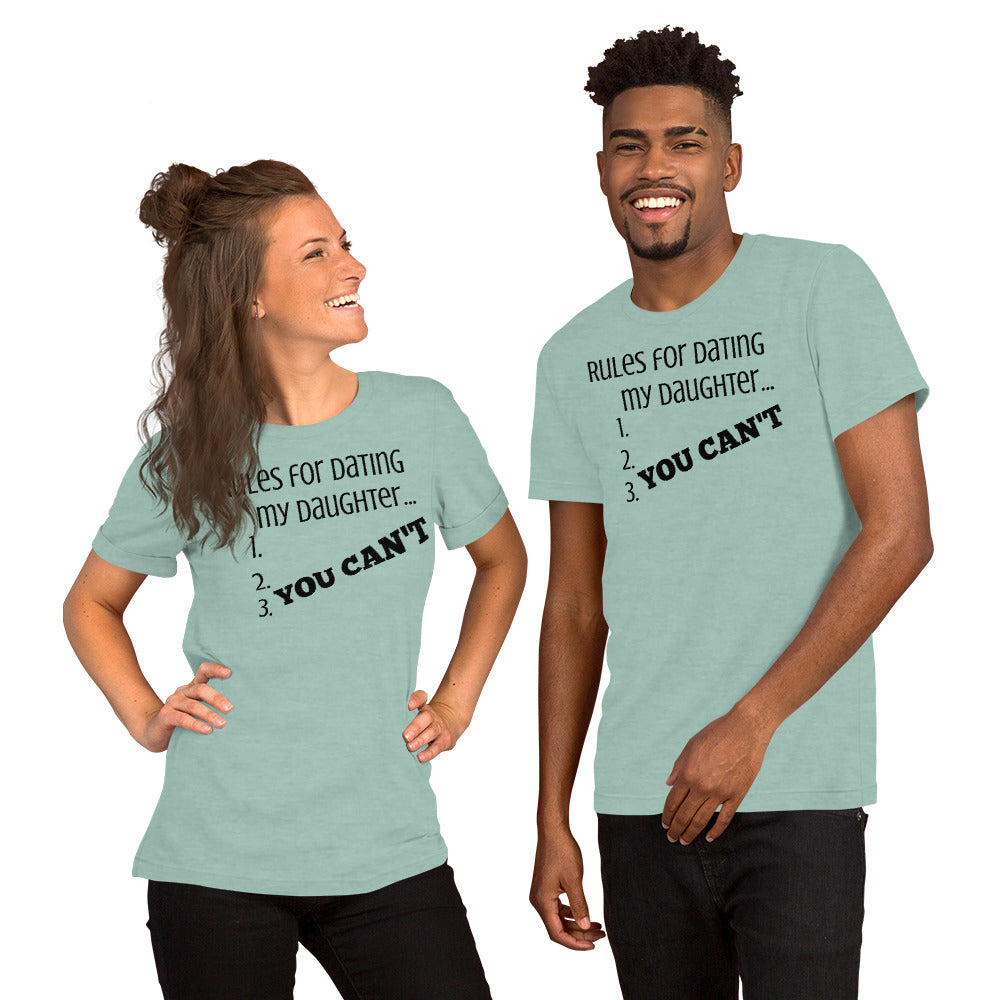 Rules for Dating my Daughter T-shirt