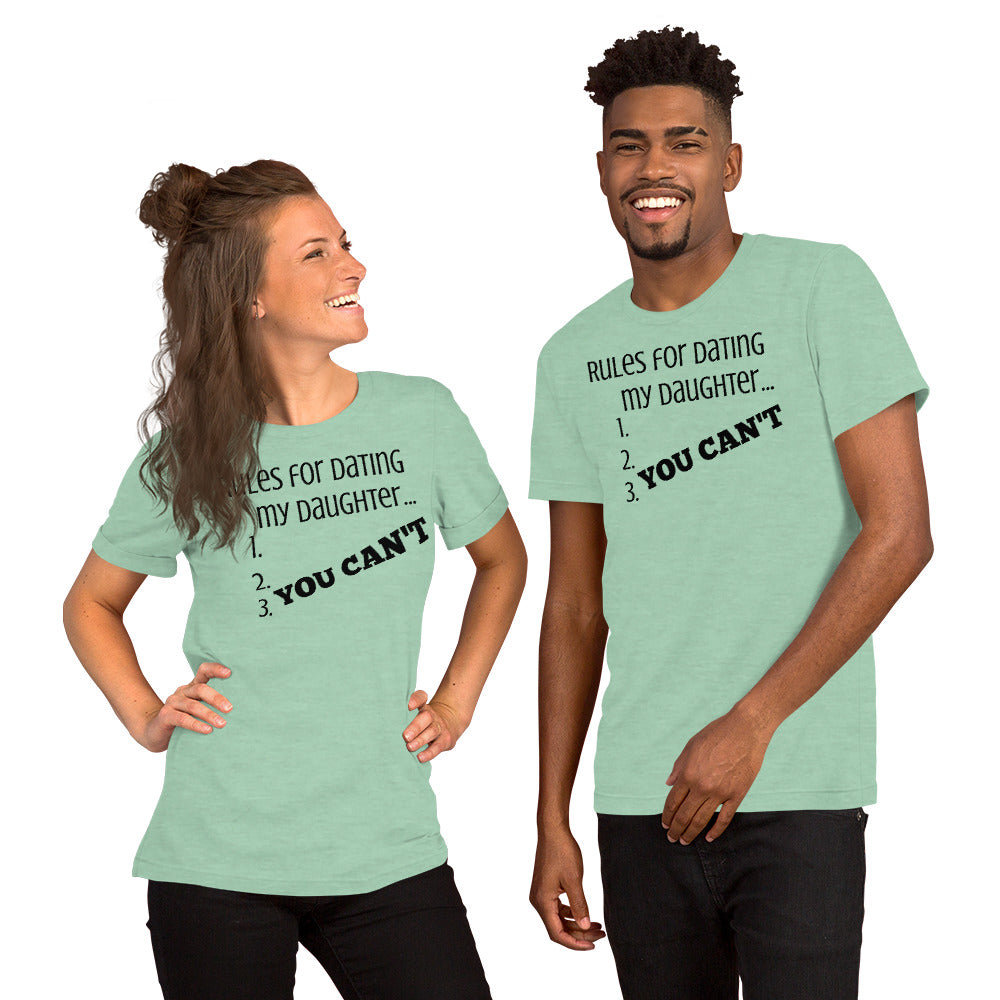 Rules for Dating my Daughter T-shirt