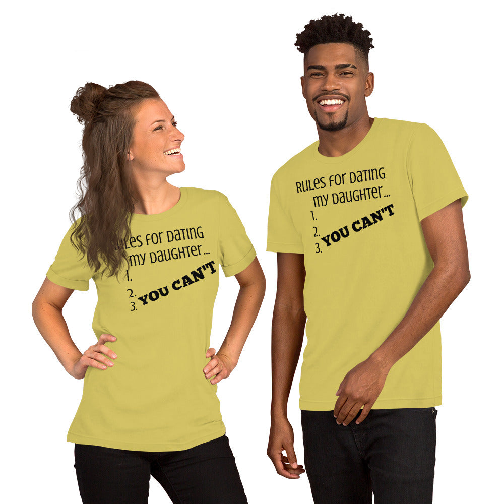 Rules for Dating my Daughter T-shirt